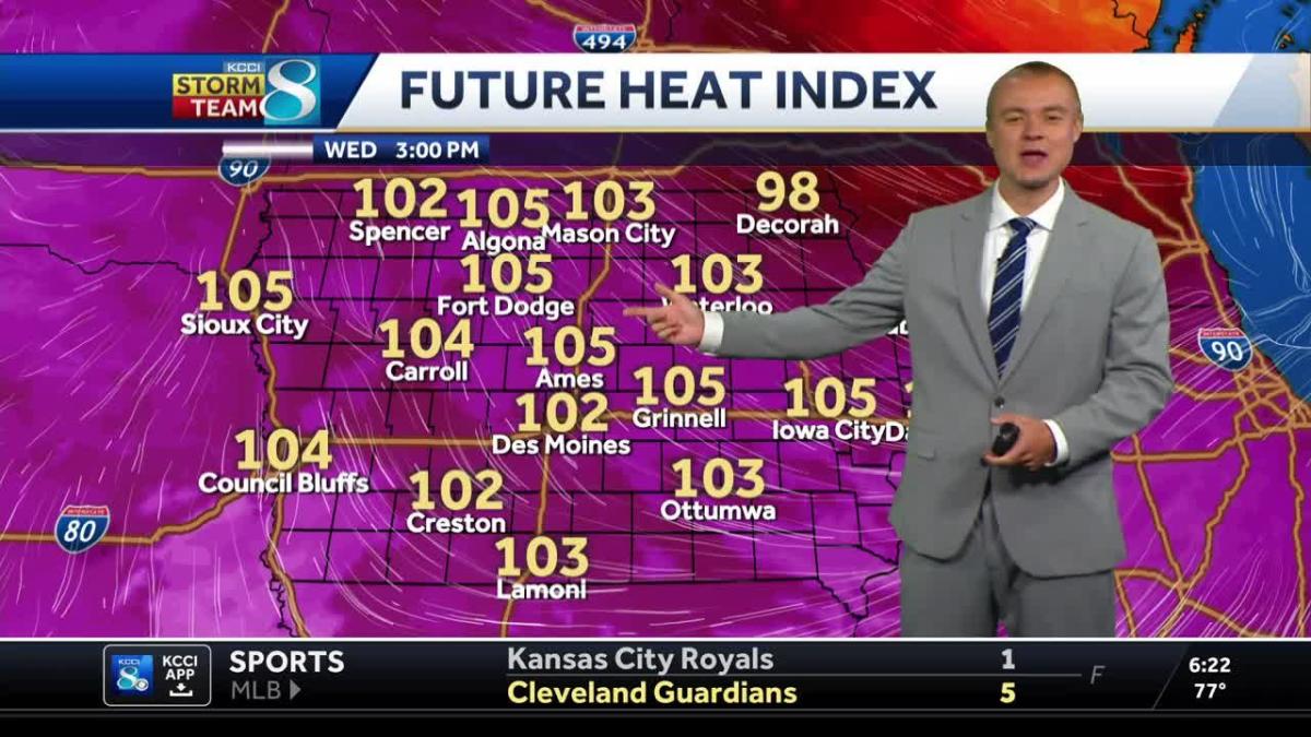 RAGBRAI forecast High temps across Iowa