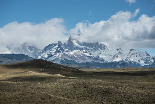 Fitzroy peaks in the distance