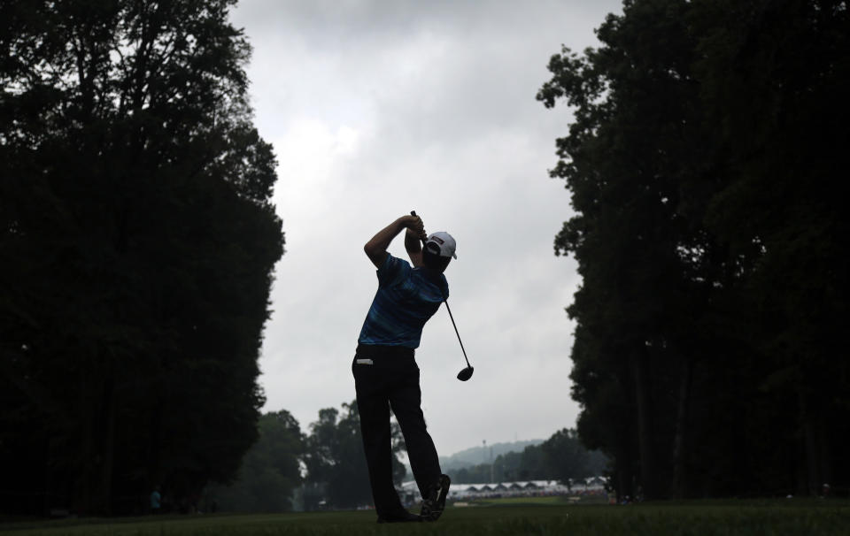 Robert Streb fired a 63 in the second round of the PGA Championship. (AP)