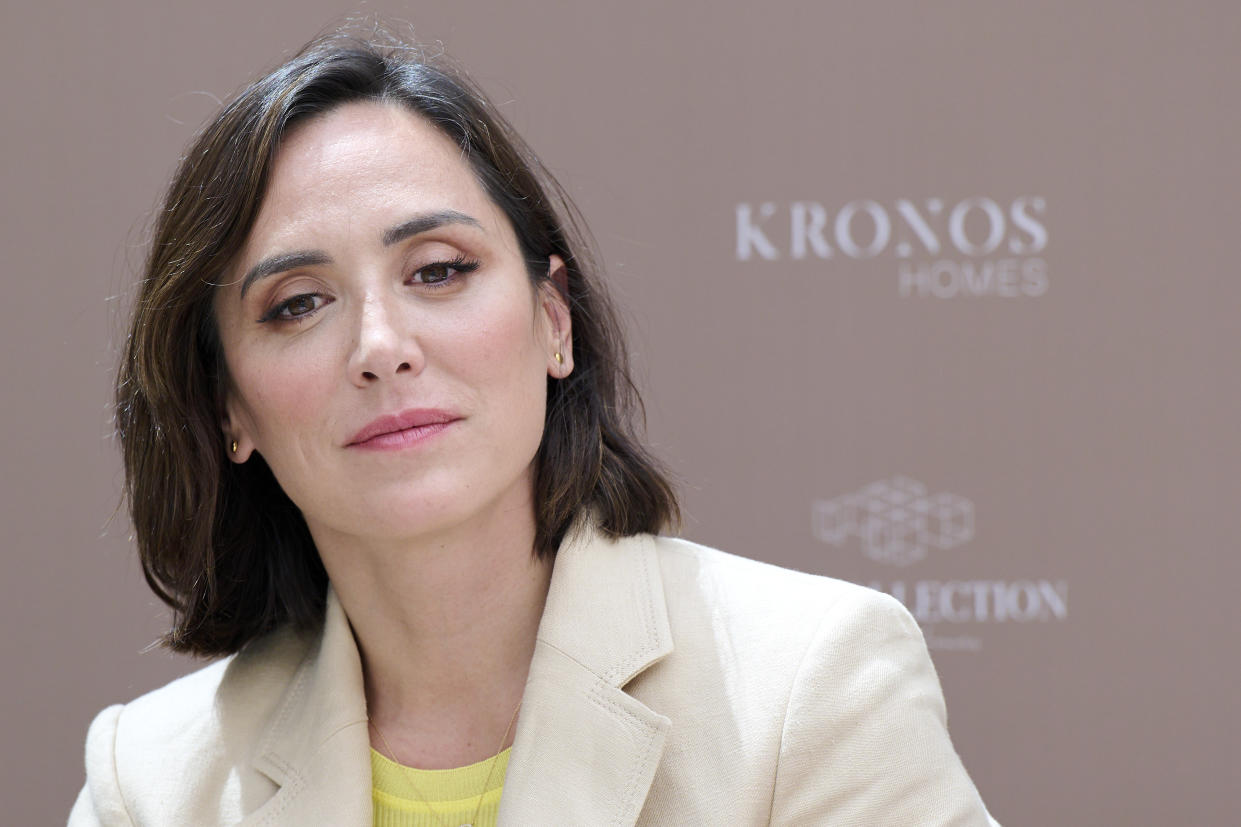 MADRID, SPAIN - JUNE 14: Tamara Falcó presents' The Collection' by Kronos Homes on June 14, 2022 in Madrid, Spain. (Photo by Carlos Alvarez/Getty Images)