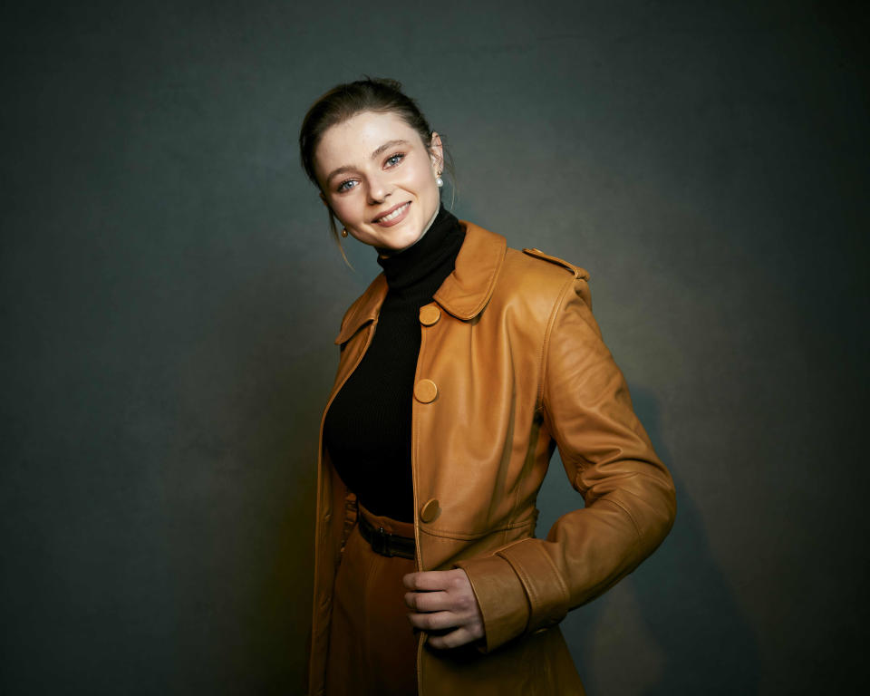 Thomasin McKenzie poses for a portrait to promote the film "Eileen" at the Latinx House during the Sundance Film Festival on Saturday, Jan. 21, 2023, in Park City, Utah. (Photo by Taylor Jewell/Invision/AP)