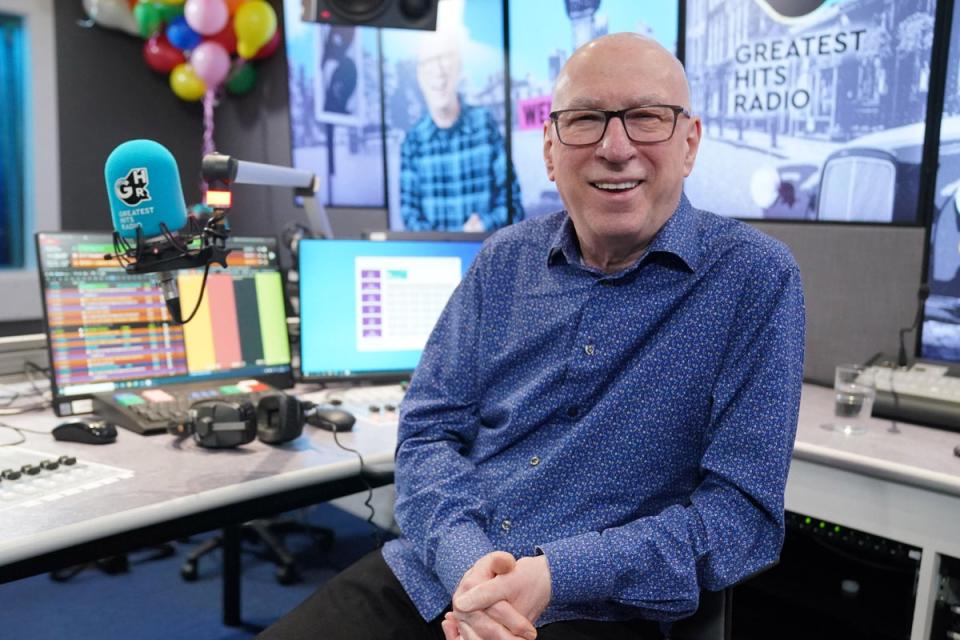 Radio presenter Ken Bruce in the Greatest Hits Radio studios in central London (Jonathan Brady/PA)