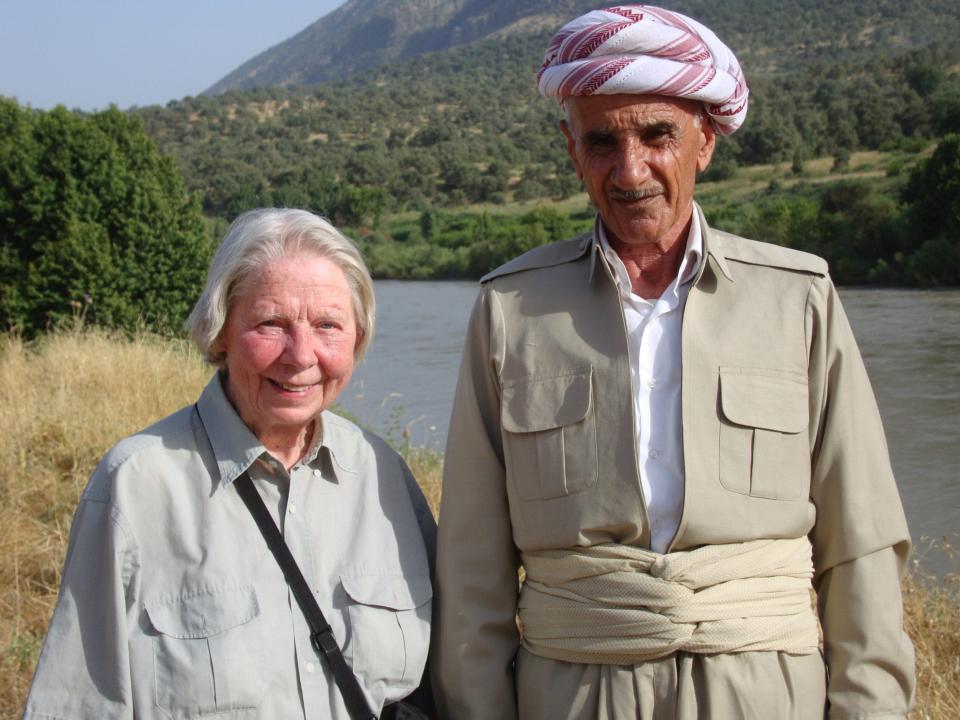 Joan Oates in northern Iraq in 2011 - Professor Graeme Barker