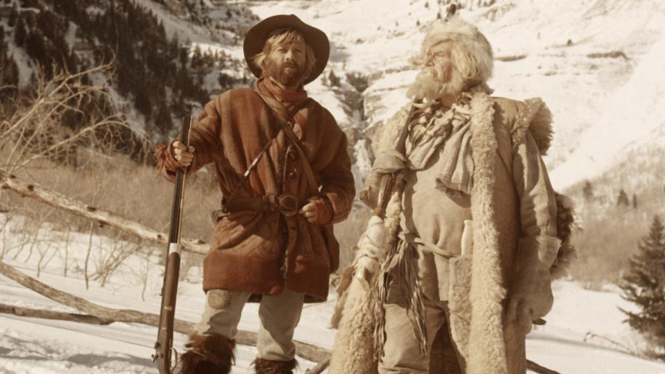 Robert Redford and Will Geer in Jeremiah Johnson