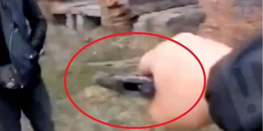 'War hero' in Ivanovo uses gun