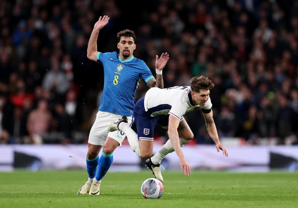 John Stones played the full 90 minutes against Brazil (Getty Images)