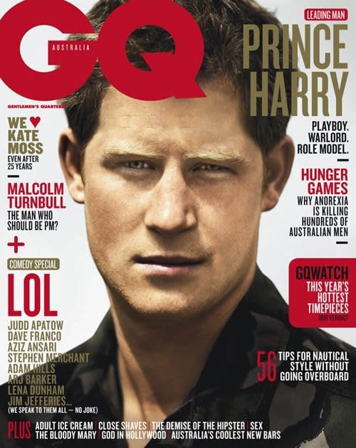 Prince Harry, GQ Australia (April 2013)