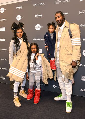 <p>Unique Nicole/Getty</p> Teyana Taylor, Iman Shumpert and their kids