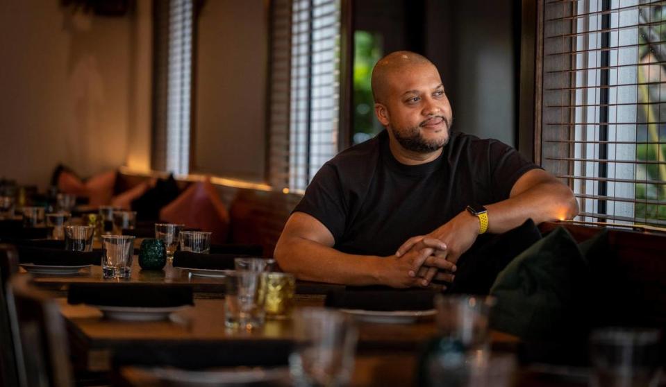 Chef Timon Balloo of The Katherine in Fort Lauderdale, whose restaurant was named one of the best new spots in the country by Yelp.