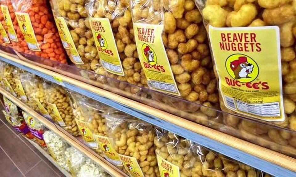 The Beaver Nuggets are perhaps Buc-ee’s best known snack food.