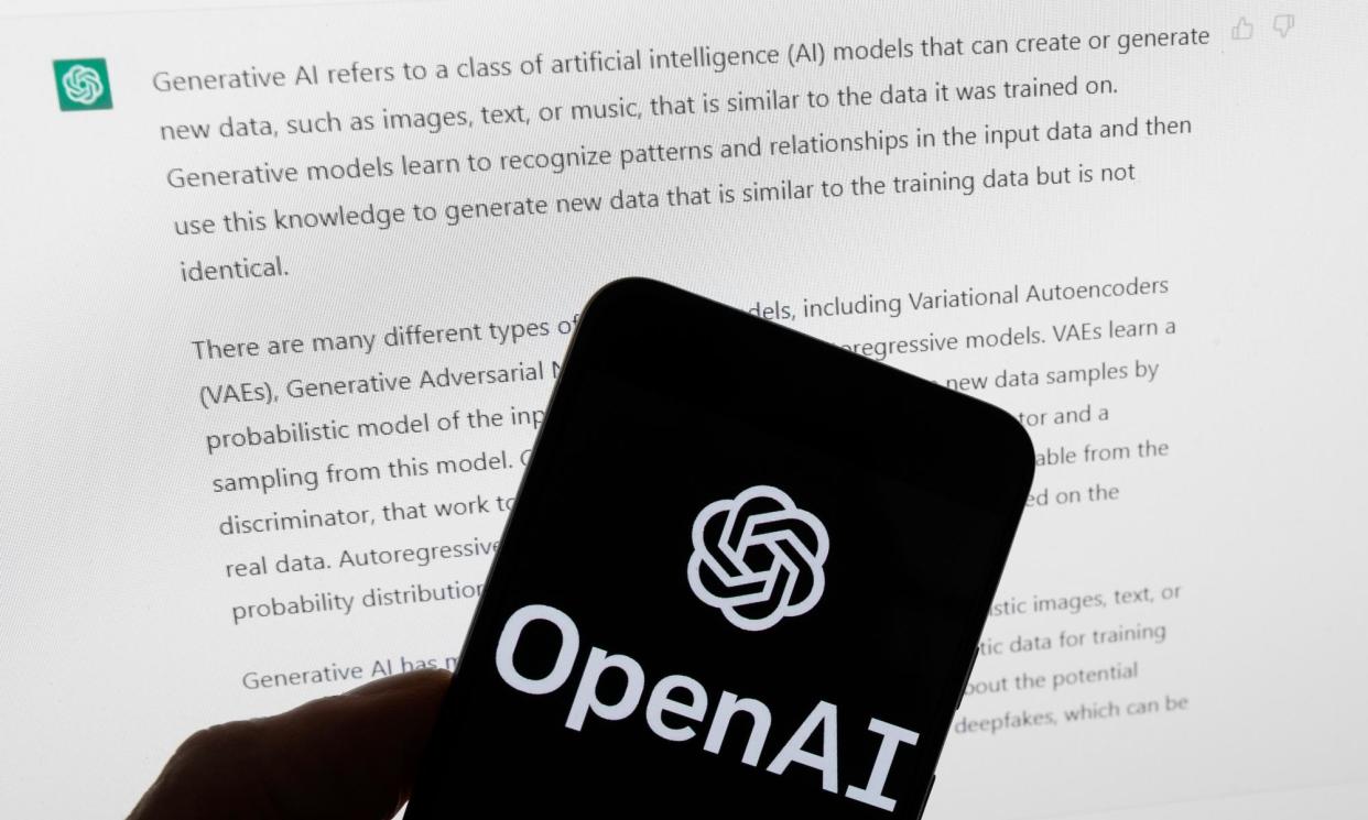 <span>The FT will receive an undisclosed payment as part of the deal with OpenAI..</span><span>Photograph: Michael Dwyer/AP</span>