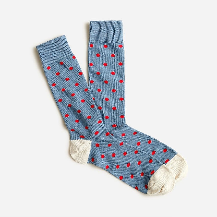 <p><a href="https://go.redirectingat.com?id=74968X1596630&url=https%3A%2F%2Fwww.jcrew.com%2Fm%2Fmens%2Fcategories%2Faccessories%2Fsocks%2Flightweight%2Fsmall-dot-socks%2FMP228&sref=https%3A%2F%2Fwww.townandcountrymag.com%2Fstyle%2Fmens-fashion%2Fg40835134%2Fbest-dress-socks%2F" rel="nofollow noopener" target="_blank" data-ylk="slk:Shop Now;elm:context_link;itc:0;sec:content-canvas" class="link rapid-noclick-resp">Shop Now</a></p><p>Bird's-Eye Print Socks</p><p>jcrew.com</p><p>$14.50</p>