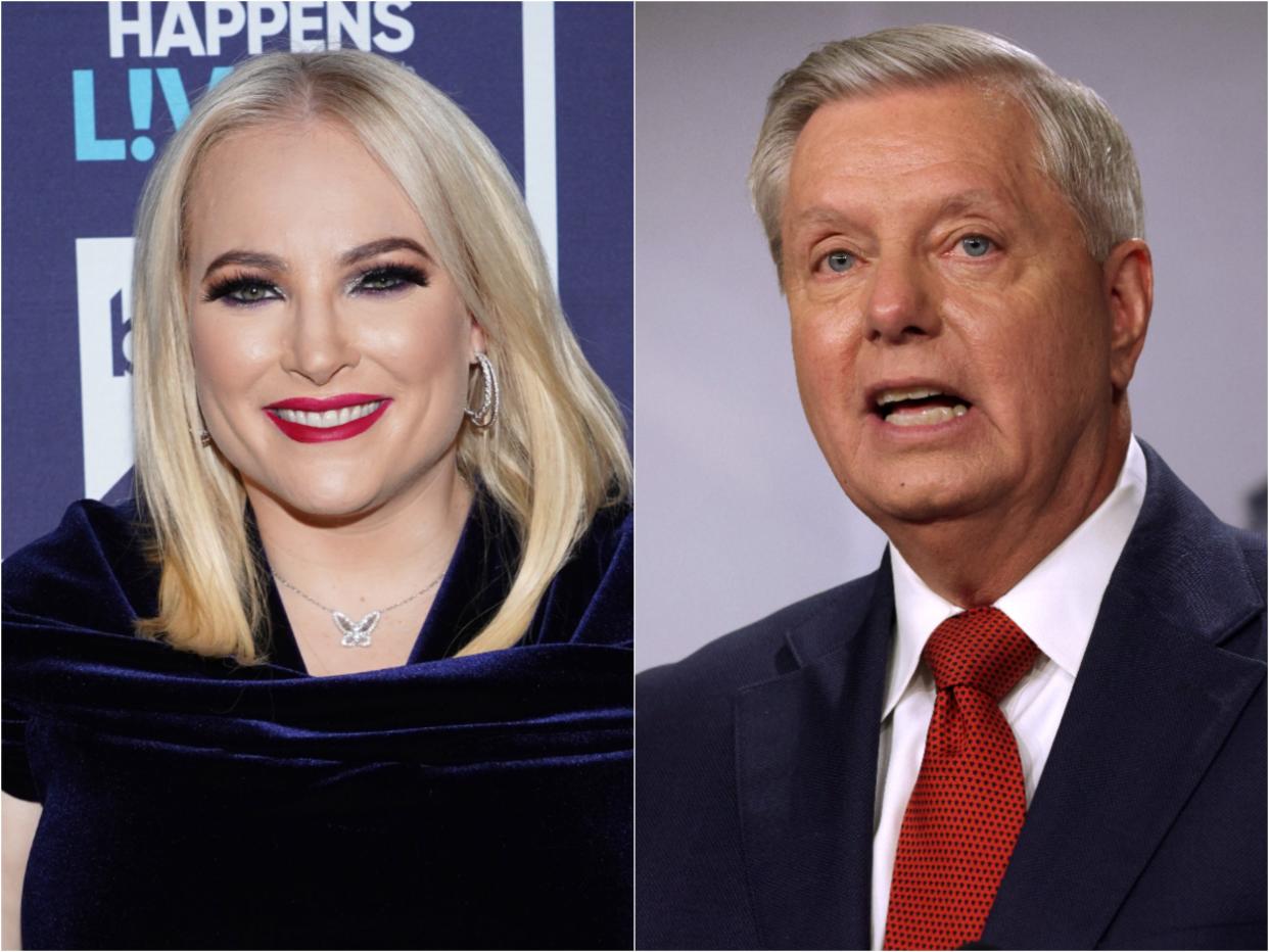 Meghan McCain and Lindsey Graham