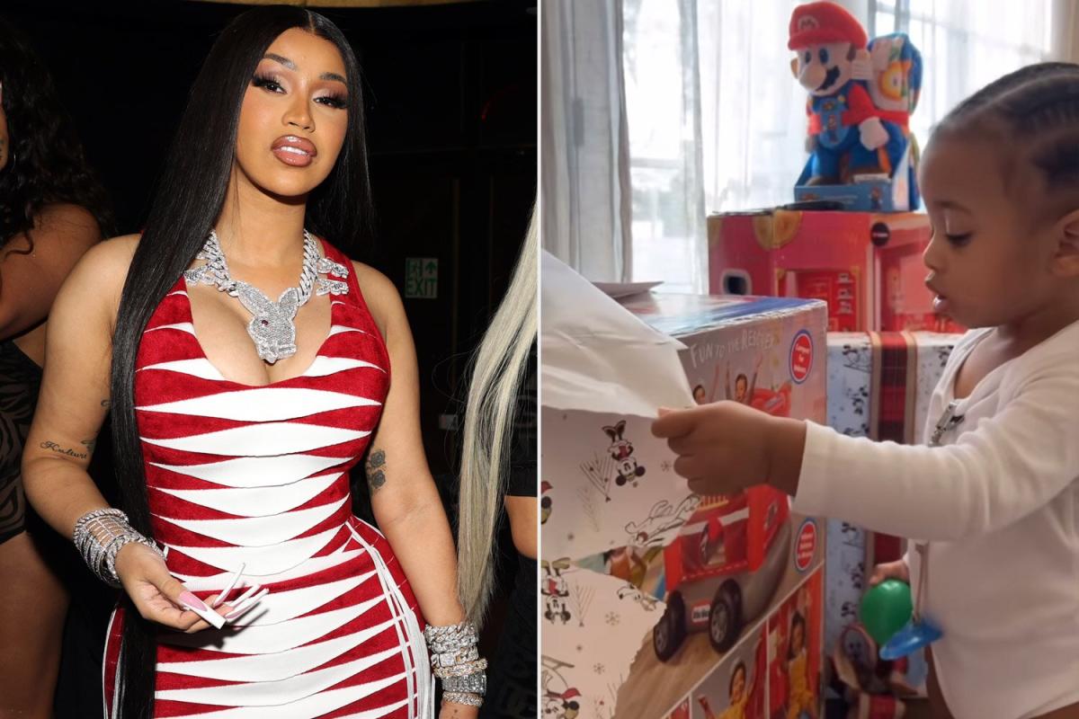 Santa brings Cardi B and Offset together: Spotted with kids post