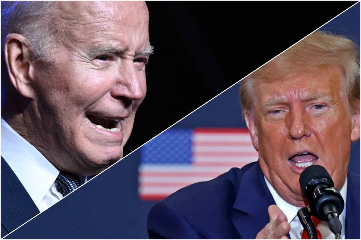 The Biden campaign has been pushing hard to remind voters why they ousted Trump in 2020 (Getty Images)