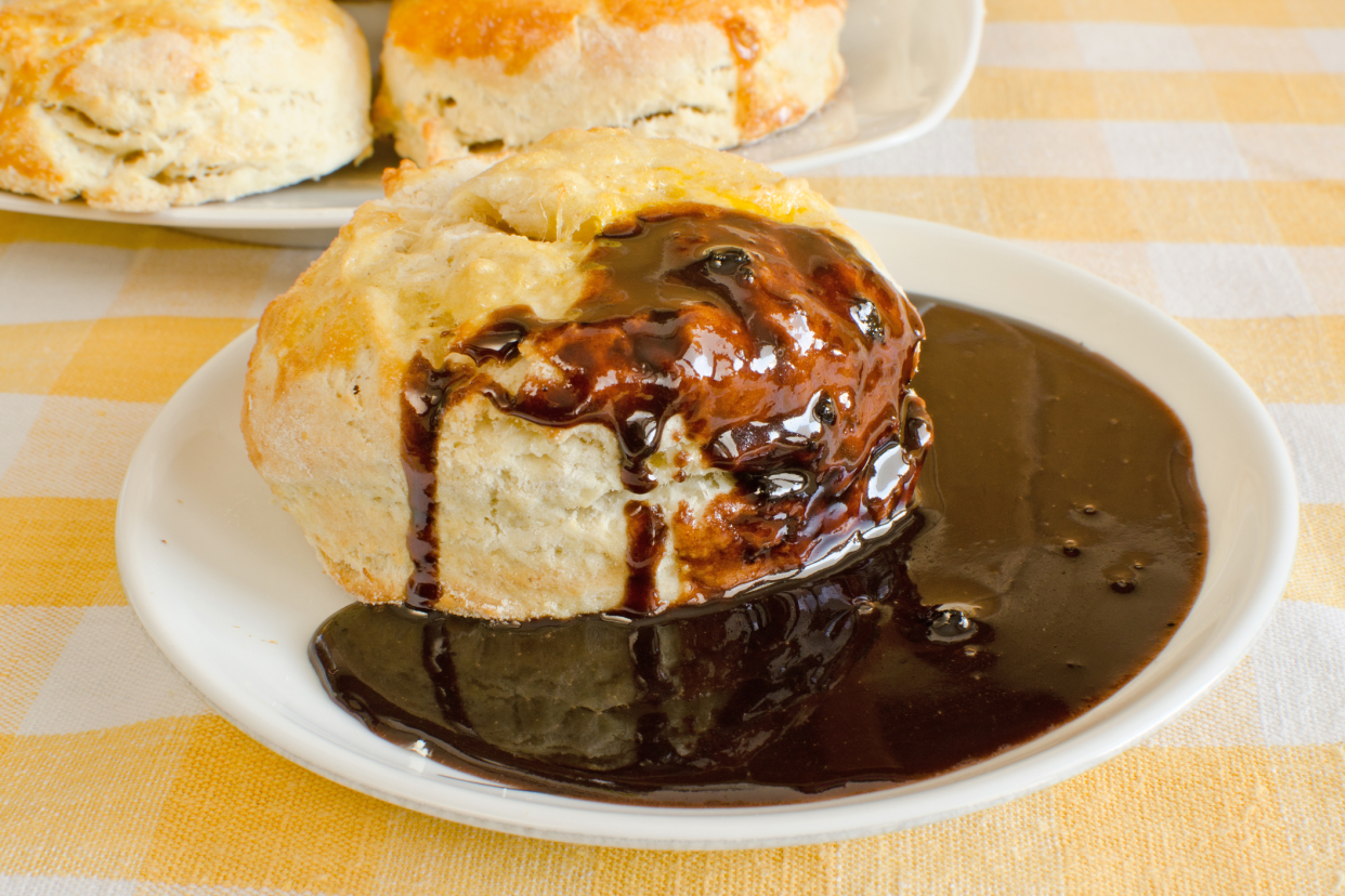 Southern Biscuits with Chocolate Gravy