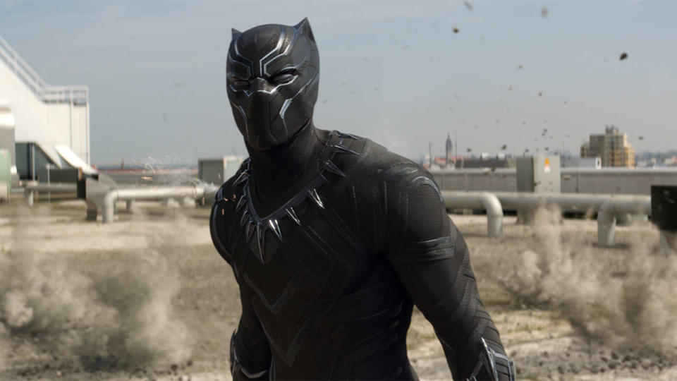 Chadwick Boseman as Black Panther in 'Captain America: Civil War' (credit: Marvel Studios)