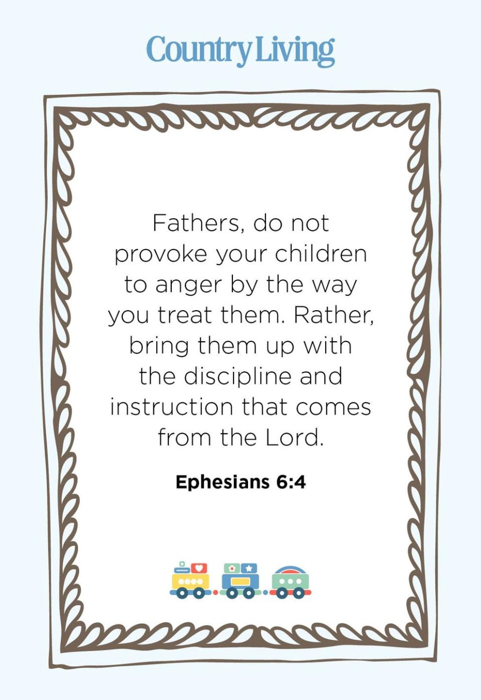 17) Ephesians 6:4