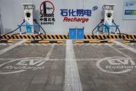 Sinopec EV charging station in Beijing