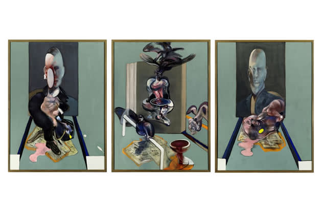 "Triptych, 1976" by Francis Bacon, sold for $86.3 million in 2008.