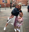 <p>The family were all smiles as they arrived in the centre of London, the UK’s capital city. Source: Instagram/RoxyJacenko </p>