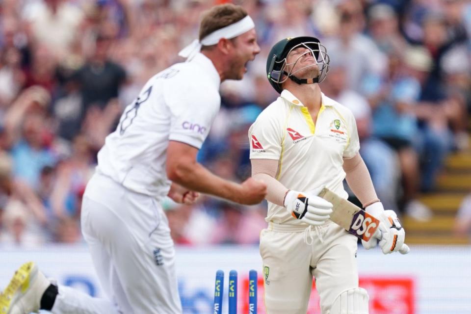 Stuart Broad had the crowd in raptures during the morning session (PA Wire)