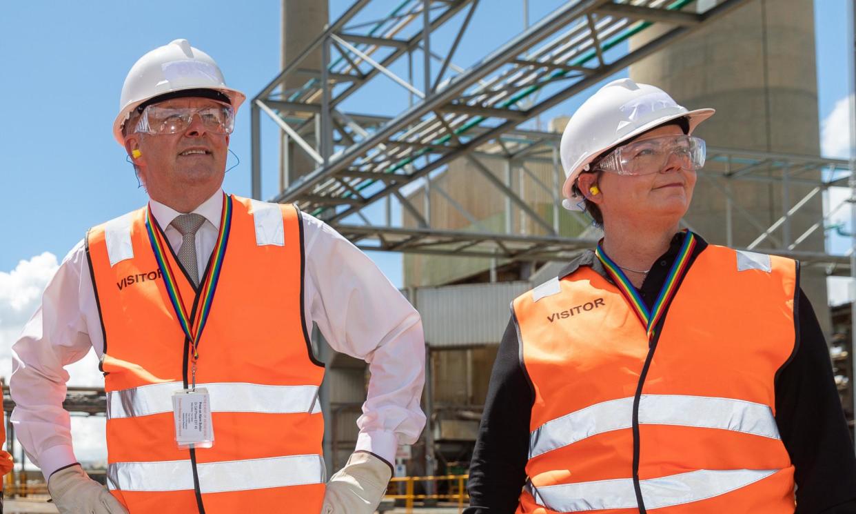 <span>Prime minister Anthony Albanese and resources minister Madeleine King have backed further expansion of Australia’s gas industry. </span><span>Photograph: Getty Images</span>