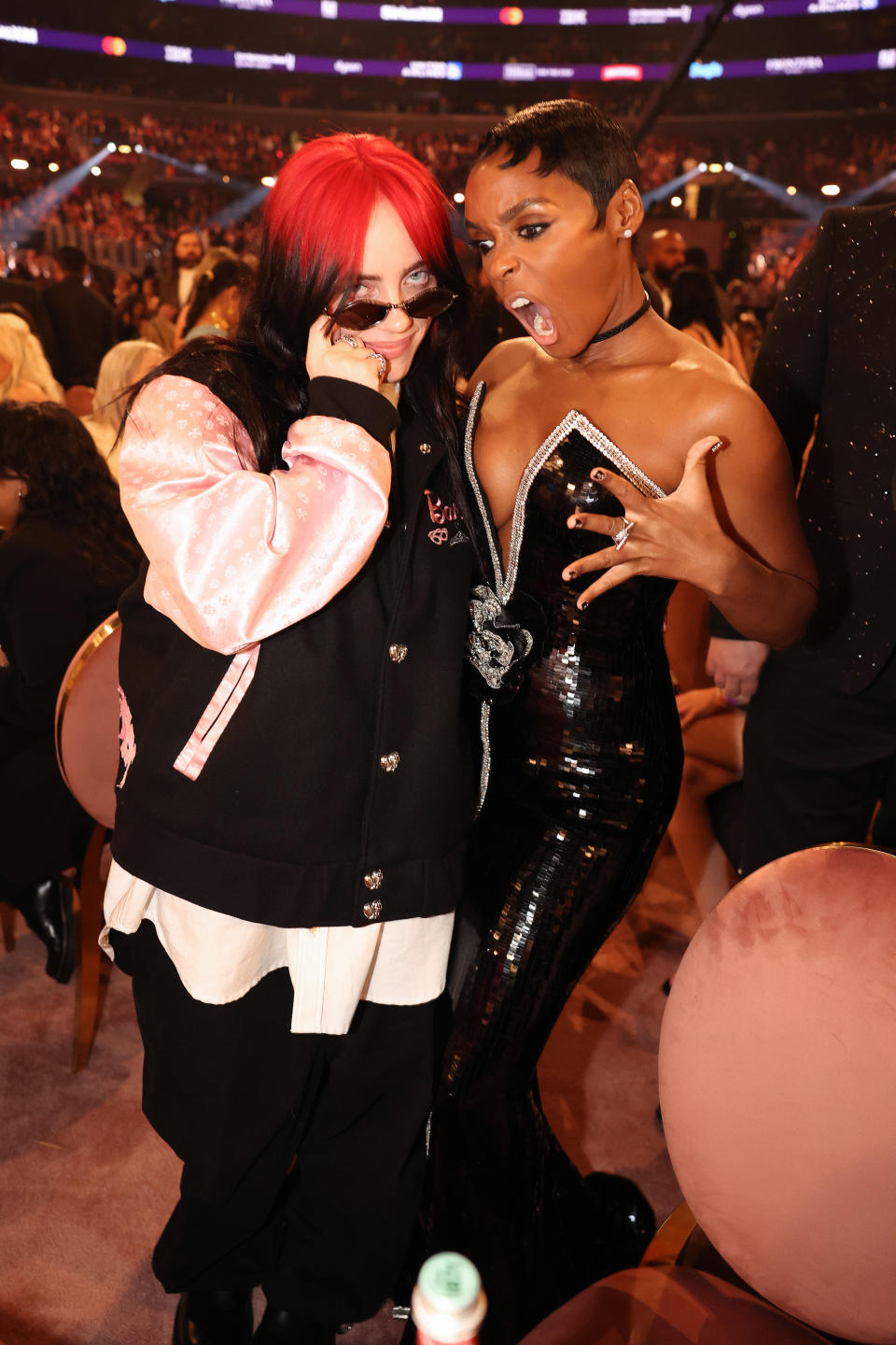 Billie Eilish and Janelle Monáe.