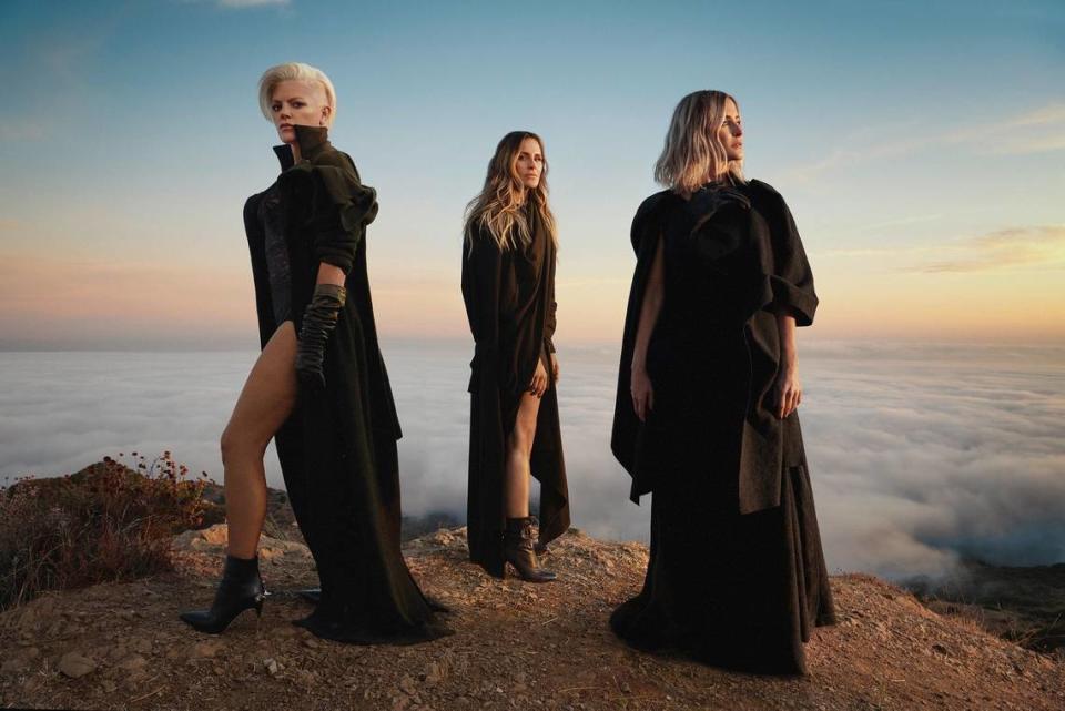 The Chicks, from left: Natalie Maines, Emily Strayer and Martie Maguire.