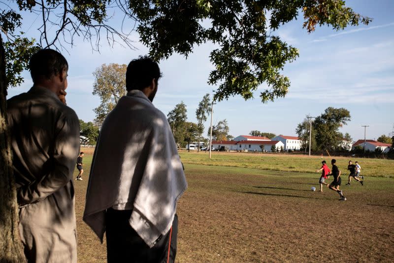 U.S. Army at Fort McCoy in Wisconsin shelters Afghan refugees