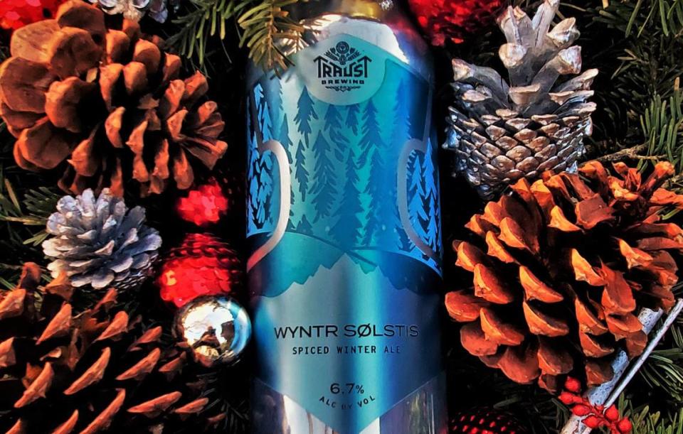 WYNTR SØLSTIS is Traust’s spiced winter ale.