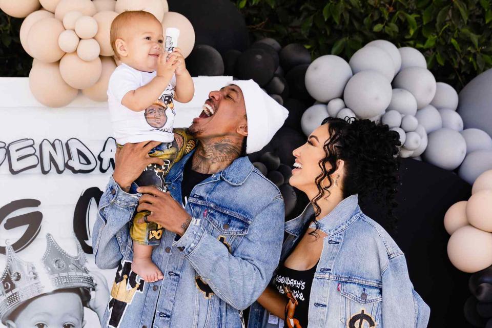 <p><a href="https://www.instagram.com/alanvphotos/?hl=en">AlanVPhotos</a></p> Bre Tiesi and Nick Cannon with son Legendary 