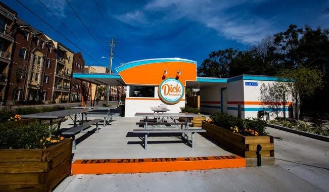 Dick Mondell's Burgers & Fries based in Gainesville is aiming for a fall opening of its third restaurant in  Jacksonville Beach. Pictured in the original Gainesville restaurant.