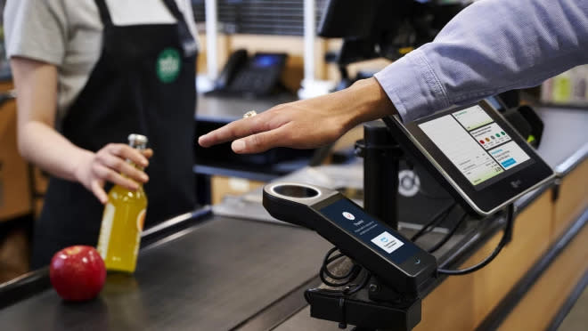 Amazon One palm payment technology is coming to all 500+ Whole Foods Market stores in the U.S. (Courtesy: Amazon) 