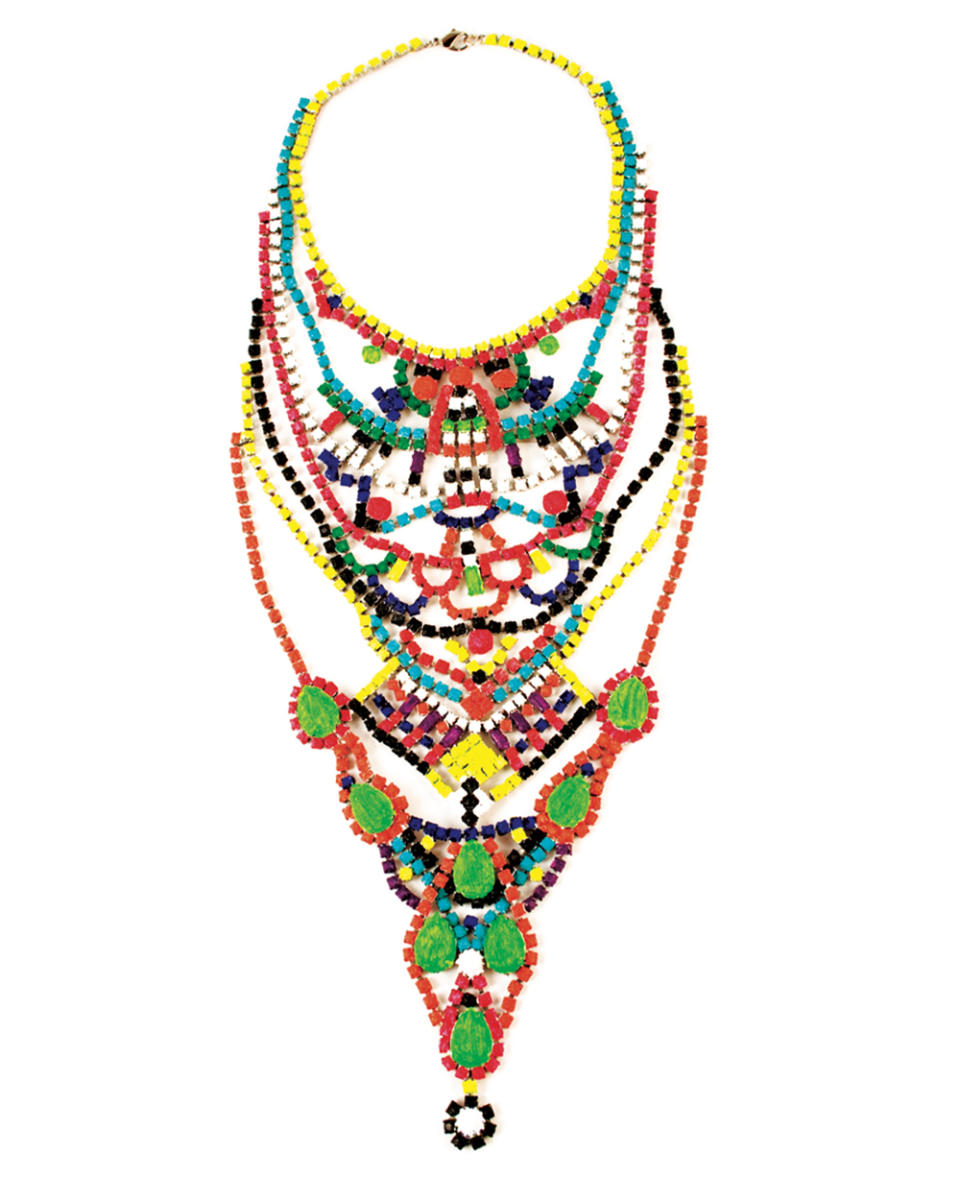 "Painted Ensemble" Necklace