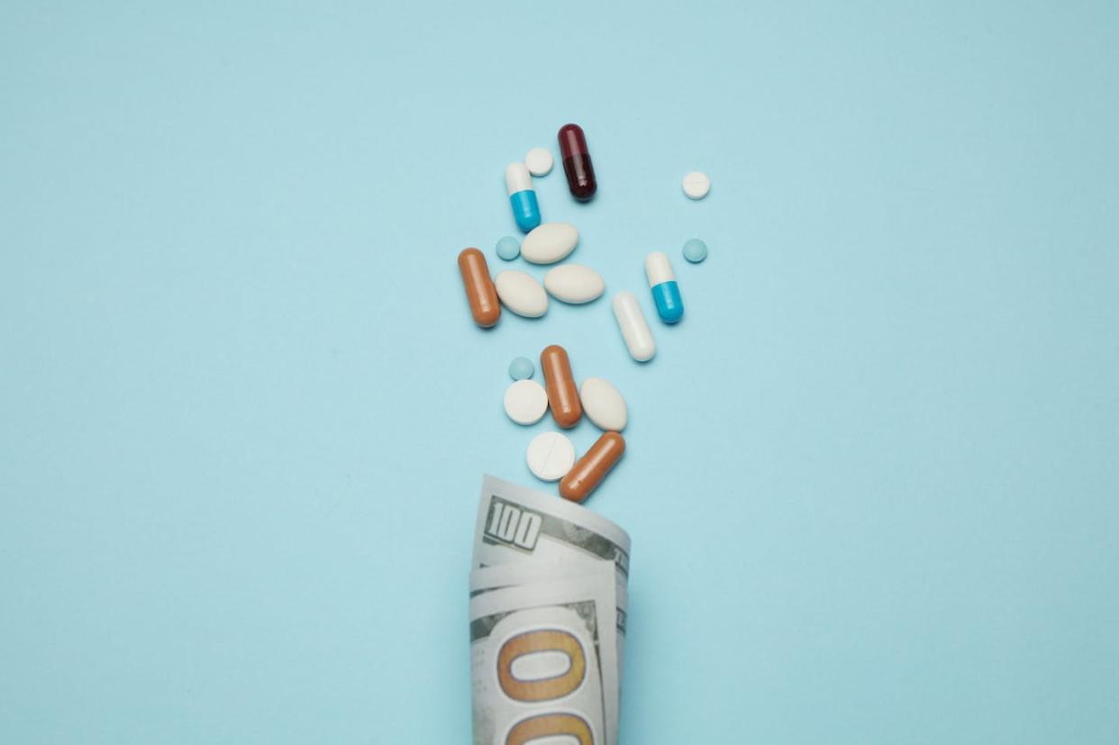 Drug patents don't necessarily spur companies to innovate so much as restrict access to their IP. <a href="https://www.gettyimages.com/detail/photo/medicines-and-money-the-cost-of-treatment-and-royalty-free-image/1129305852" rel="nofollow noopener" target="_blank" data-ylk="slk:Andrii Zastrozhnov/iStock via Getty Images Plus;elm:context_link;itc:0;sec:content-canvas" class="link ">Andrii Zastrozhnov/iStock via Getty Images Plus</a>