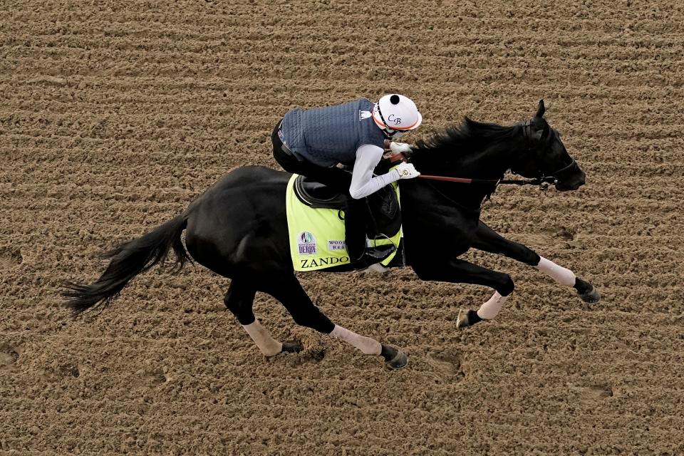 Zandon is one of the early favorites to win the 148th running of the Kentucky Derby.