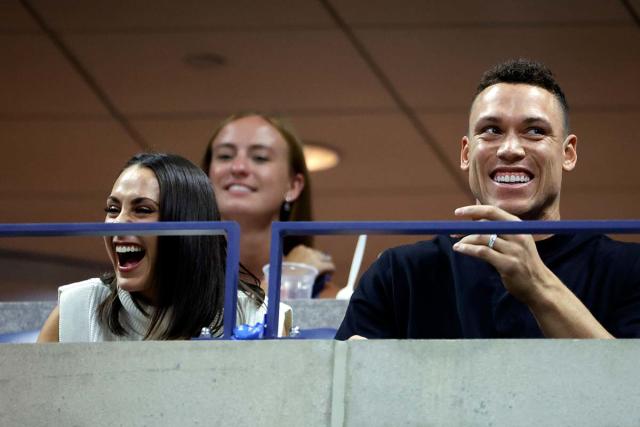 Aaron Judge Holds Hands With Wife Samantha Bracksieck at US Open