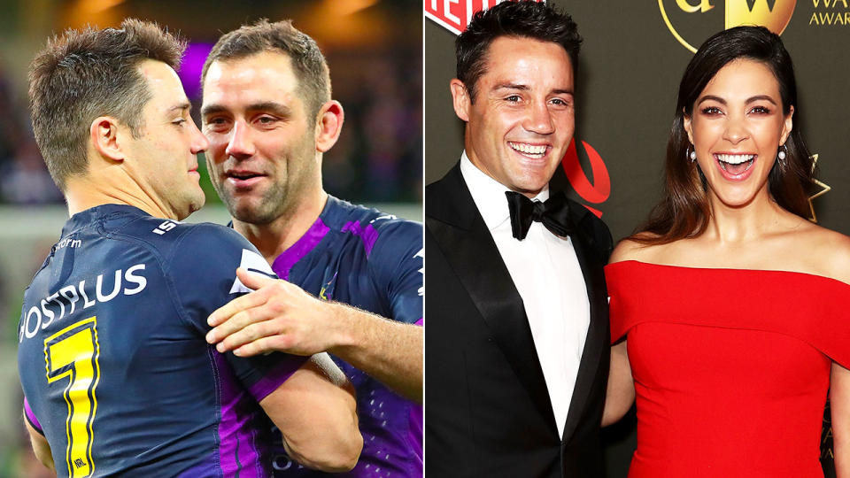 Seen here, former teammates Cam Smith and Cooper Cronk, as well as Tara Rushton.