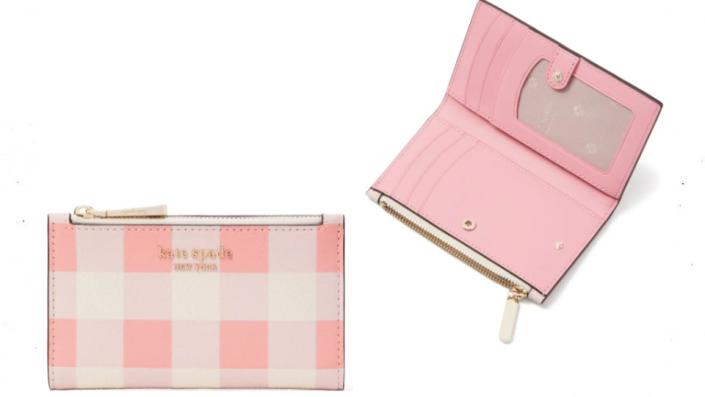 Kate Spade New York Bradley Gingham Print Leather Bifold Wallet - Nordstrom, $55 (originally $138)