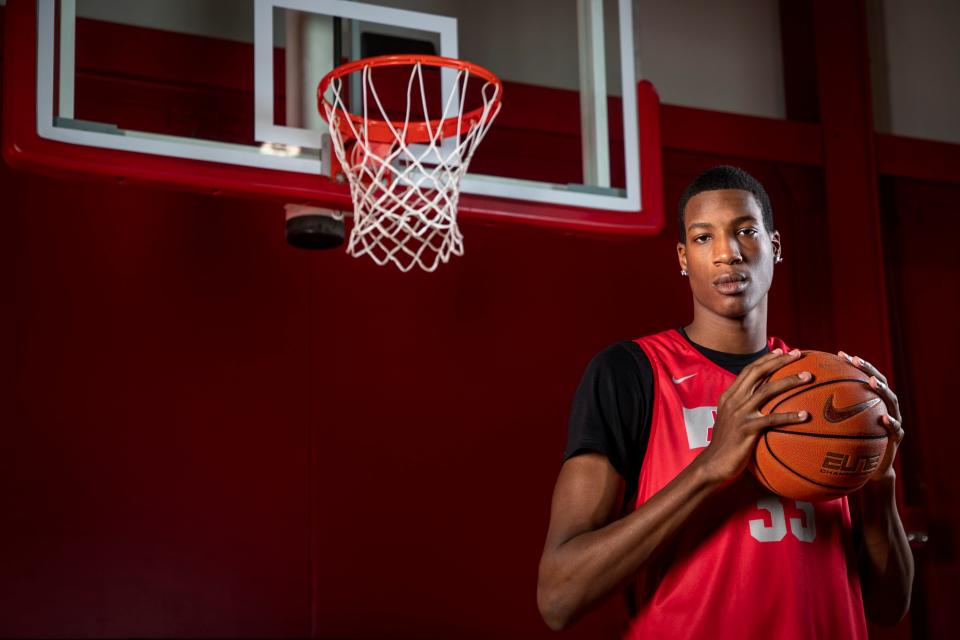Western Kentucky University basketball center and Hopkinsville native, Jamarion Sharp, stands 7'5 and is currently the tallest person in the NCAA. Oct. 28, 2021