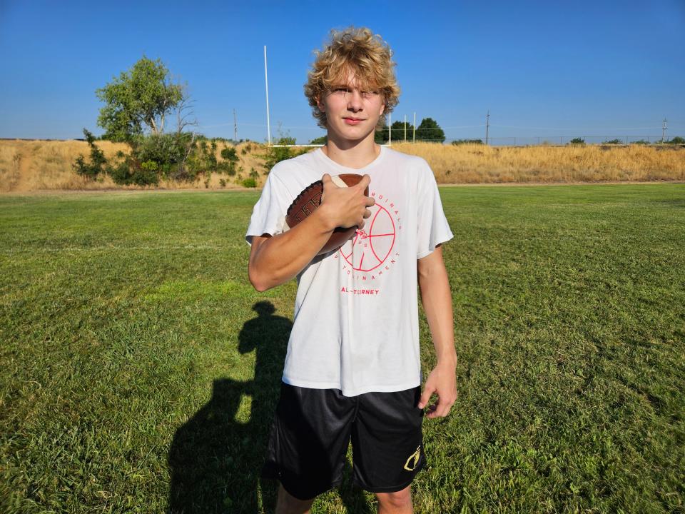 Red Bluff junior Zach Shaver is a 6-foot running back that will pound the ball and eat up yards for the Spartans.