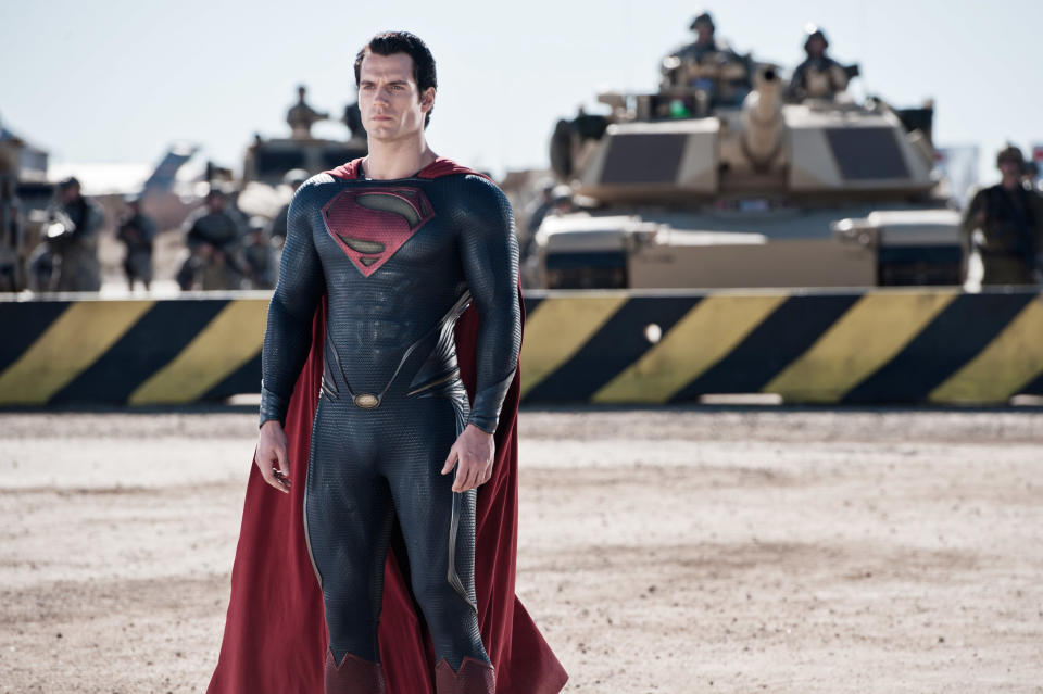 Henry Cavill as Superman in 2013's Man of Steel. (Photo: ©Warner Bros/Courtesy Everett Collection)