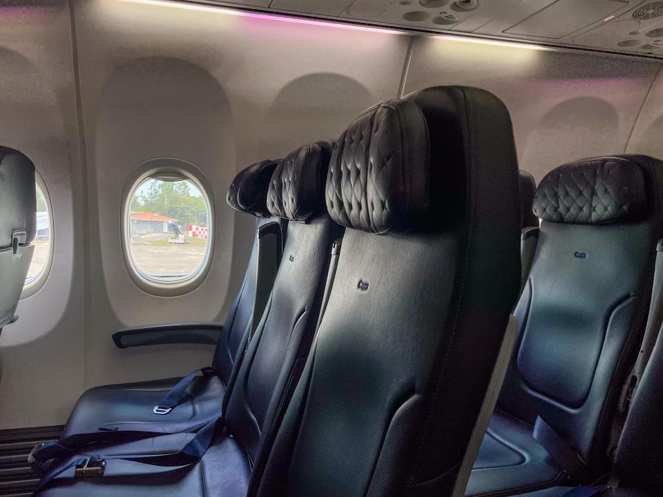 Copa Airlines economy seats.