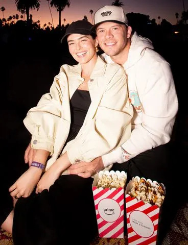 <p>Cinespia/Kelly Lee Barrett</p> Zoey Deutch and Jimmy Tatro