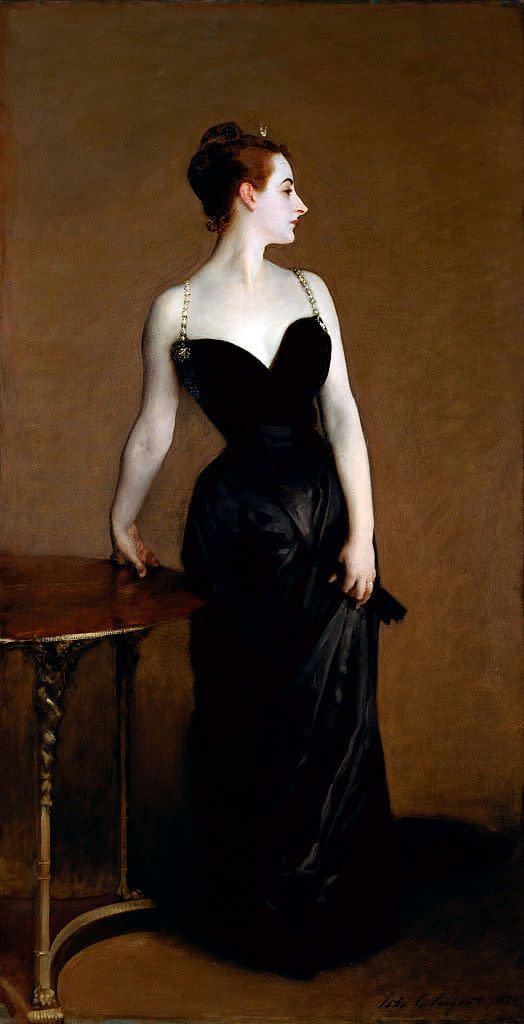 <p>Forget those cheap "sexy witch" costumes and dress up as a real scandal-maker this year. When John Singer Sargent first displayed his now-famous portrait of Madame Pierre Gautreau in Paris in 1884, her understated sensuality struck audiences as obscene—in the more than a century since, that same sultriness has <a href="https://www.townandcountrymag.com/style/fashion-trends/g22994864/red-carpet-gowns-madame-x/" rel="nofollow noopener" target="_blank" data-ylk="slk:made her a fashion icon;elm:context_link;itc:0;sec:content-canvas" class="link ">made her a fashion icon</a>. </p>