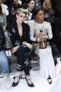 <p>Kristen Stewart and Janelle Monae</p>