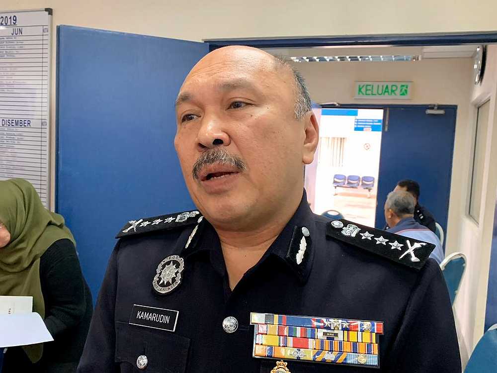 Johor police chief Datuk Mohd Kamarudin Md Din says there were no incidents in Johor involving LTTE and any information is considered secret. — Picture by Ben Tan