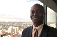 FILE PHOTO: Raphael Bostic President of the Federal Reserve Bank of Atlanta, poses for a photo in Knoxville