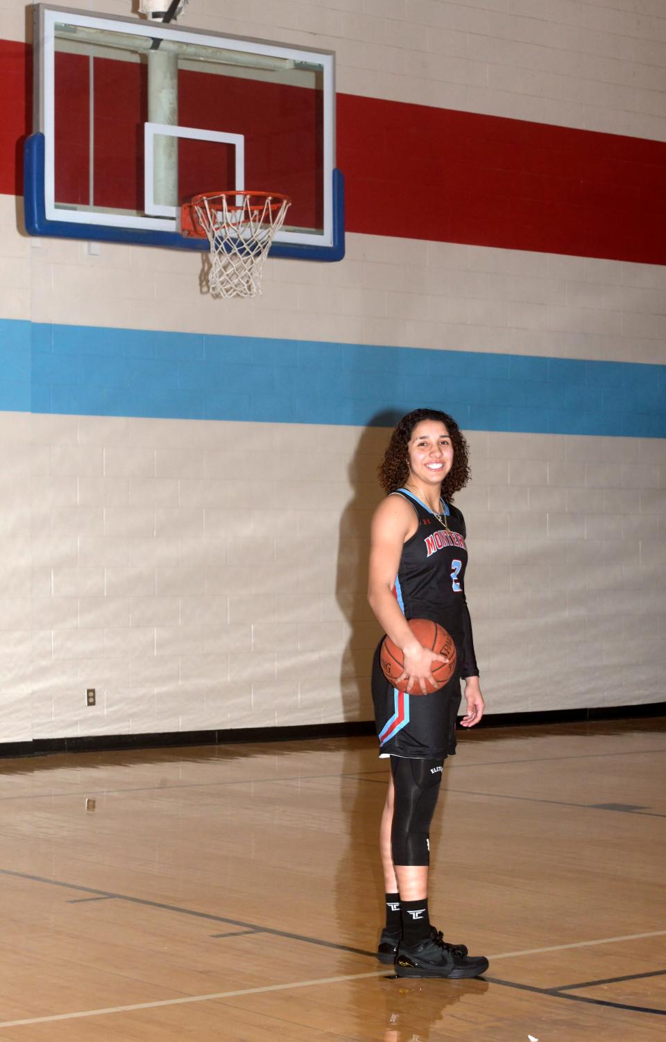 Monterey's Aaliyah Chavez is the Lubbock Avalanche-Journal's girls basketball player of the year, as seen Tuesday, April 2, 2024, at Monterey High School.